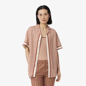 라코스테 공식 여성 모노그램 반팔 셔츠 CF0495-55G GIJ