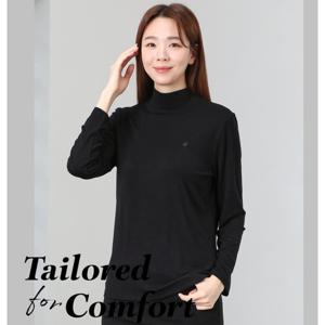 [피에이티]솔리드 목크넥 티셔츠 1J85480