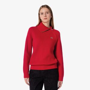 라코스테 공식 여성 사선 하프짚업 스웨터 AF410E-54N 240