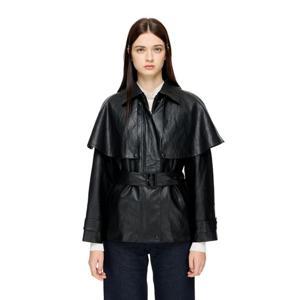 [듀엘]패널 레더 재킷 D244PSG337