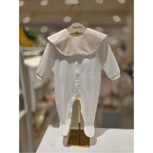 압소바 HK(26SS)배앙 코튼모달 우주복(턱받이)(아기우주복) (A1110611A)