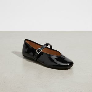 코치 스컬프티드 C 메리 제인 CBO90 BLK