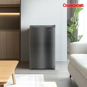 창홍 소형 냉장고 92L 1도어 메탈실버 원룸 오피스텔 HR092MSL0