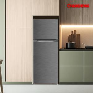 창홍 소형 냉장고 139L 2도어 냉동칸 메탈실버 신혼 사무실 HR139MSL1