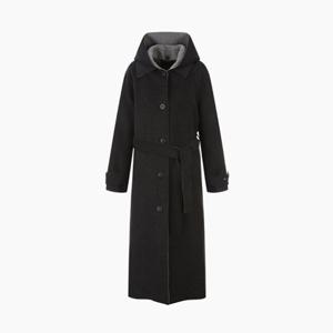 [에고이스트] EGER4TC002 후드 탈부착 핸드메이드 롱 코트 (25년 겨울)