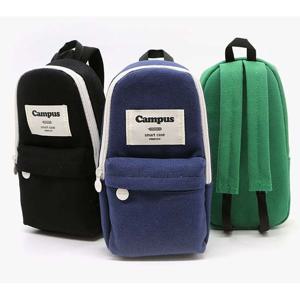 캠퍼스 백팩 필통 (색상랜덤) 펜슬 파우치 케이스 학생필통 봉제필통 가방필통 펜파우치 다용도파우치