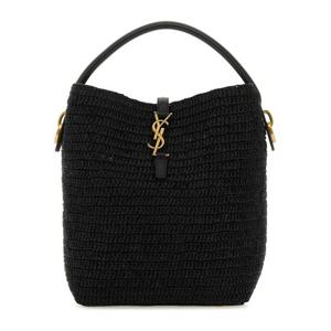 생로랑 블랙 라피아 LE 37 버킷백 773991GAAEC 1000