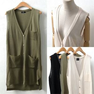 [강물처럼]위쉬몰 AP 하찌포켓롱베스트(6273H009) 빅사이즈 (598