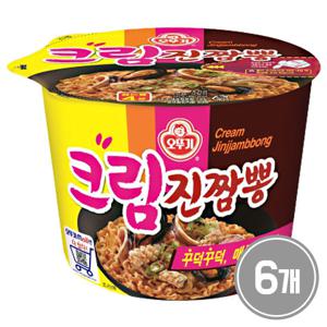 [오뚜기]크림진짬뽕 105g 6개 / 컵라면