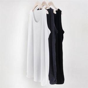 [강물처럼]빅사이즈사랑해요 0013RL011 베이직 롱 나시 티 WW (6