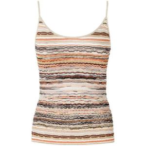 25 FW 미쏘니 스트라이프 탱크 탑 DS25SK07BK042C TP433016644