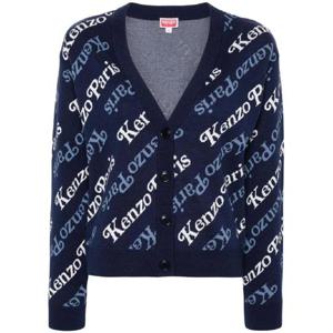 25 FW 겐조 베르디 인타르시아 로고 크롭 가디건 FE52CA4603CB TP432215587