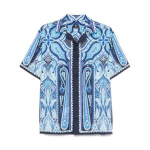 25 FW 에트로 페이즐리 프린트 볼링 셔츠 MRIC001399SP5A8 TP434264488