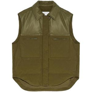 25 FW 이브살로몬 가죽 패널 다운 질레 25WFG06074K10G TP439068187