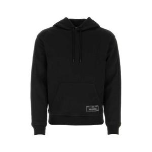 Valentino 로고 패치 드로스트링 후드티 3V3MF26L9K8 0NO TP942876777