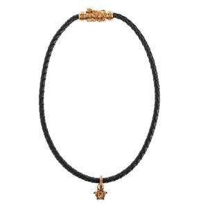 25 FW 베르사체 메두사 브레이디드 레더 네크리스 10215981A00637 TP440076965