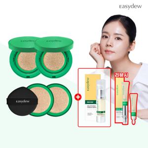 이지듀 한가인 기미쿠션 멜라 비 토닝 앰플 쿠션 한가인 패키지 본품2+리필2+기미앰플 15ml*1 +기미앰플 부스터샷세트 (리뷰시)