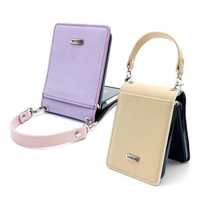 바바 갤럭시 Z플립 3 4 케이스 카드수납 스트랩 케이스