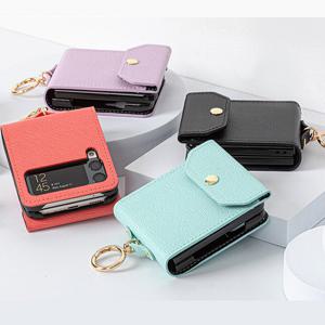 엠엔지 캔디 갤럭시Z플립3 스트랩 카드 케이스