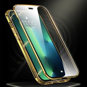 갤럭시 s23 s22 + 울트라 전면 풀커버 메탈 강화유리 하드케이스