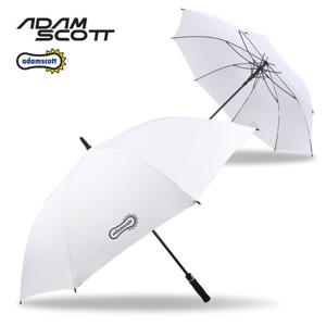 [아담스콧]아담스콧 화이트 로고 골프 장우산