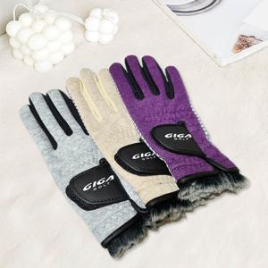 [트리노바][기가골프] 손목퍼 여성 겨울용 골프장갑 GA-4544L
