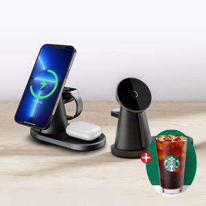 애플 맥세이프 아이폰 고속 무선 충전기 3in1 워치 에어팟