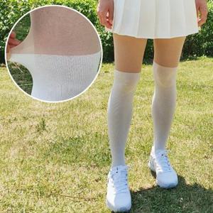 [그린프렌드]여성 골프스타킹 골프양말 자외선차단 투톤스타킹
