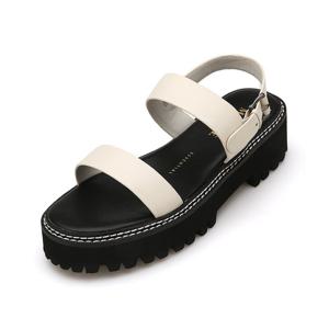 [미소페] 여성 스티치포인트 통굽샌들 012224717