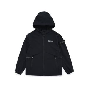 [내셔널지오그래픽 키즈] K223UFT810 키즈 우븐 트레이닝 풀집업 BLACK