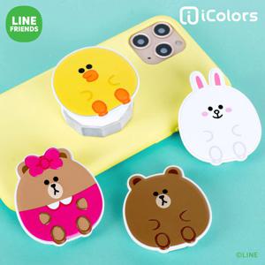 라인프렌즈 퐁퐁 그립홀더 폰거치대