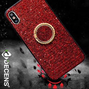 데켄스 갤럭시S21울트라 글리터 핑거 링 큐빅 케이스 M484