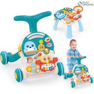 [하늘썬별]하늘썬별 2 in 1 해피 걸음마 에듀 테이블 그린 huanhe0828