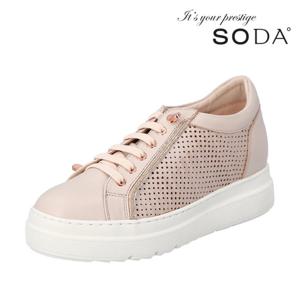 [소다(여성화)]여성 캐주얼 키높이 스니커즈 ALS204 LS58_ARLT 연베이지 (5cm)