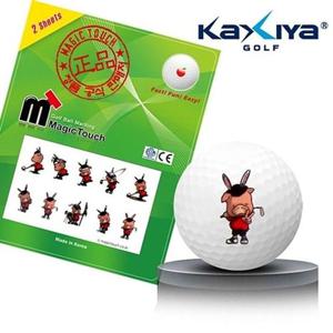 골프공 스티커 매직터치 돼지골프
