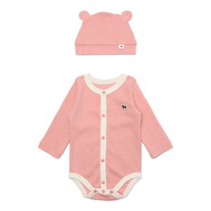 [블루독베이비]PK)모달골지컬러배내바디수트SET 43A70-040-12