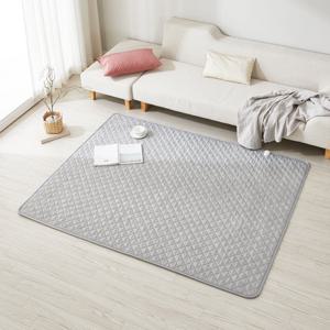 한일좋은자리 카본탄소매트 전기요장판 라이트그레이 퀸