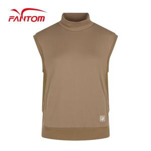 [팬텀] 여성 기능성 우븐 패치 반목 민소매 티셔츠 221C3TR064_BR