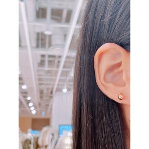 미니골드 14K 핑크금볼 6mm 귀걸이 ENOM4059