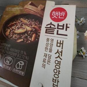 [CJ제일제당] 햇반 솥반 버섯영양밥 200g 6개