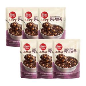[CJ제일제당] 햇반 소프트밀 통단팥죽 420g 6개