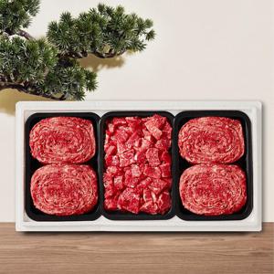 맛딜 한우선물세트 1등급 정육1호 1.2kg/불2국1