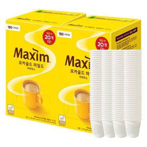 [맥심]맥심 모카골드 마일드 360T+종이컵400개