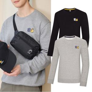 콜핑 남성 여성 공용 맨투맨 코튼 캐쥬얼 긴팔 티셔츠