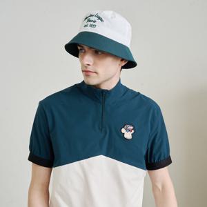 [마틴골프]남성 자수 포인트 버킷햇 화이트 (QMADCP10531)