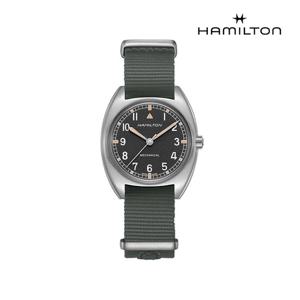 [해밀턴]H76419931 카키 파일럿 파이오니어 메커니컬 나토 남성 시계 (W10 복각 워치)