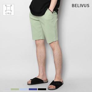 빌리버스 남성 반바지 밴딩 바지 여름 스판 숏 팬츠 BTSP008