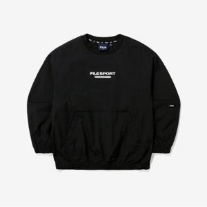 [휠라키즈] 우븐 앞포켓 맨투맨 (FK2POG1204M_BLK)