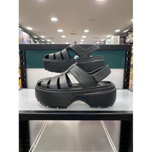 [크록스 슈즈]스톰프 피셔맨 샌들  209938-001 블랙