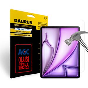 아이패드 에어 13인치 M2 아사히 글라스 강화유리 액정보호필름